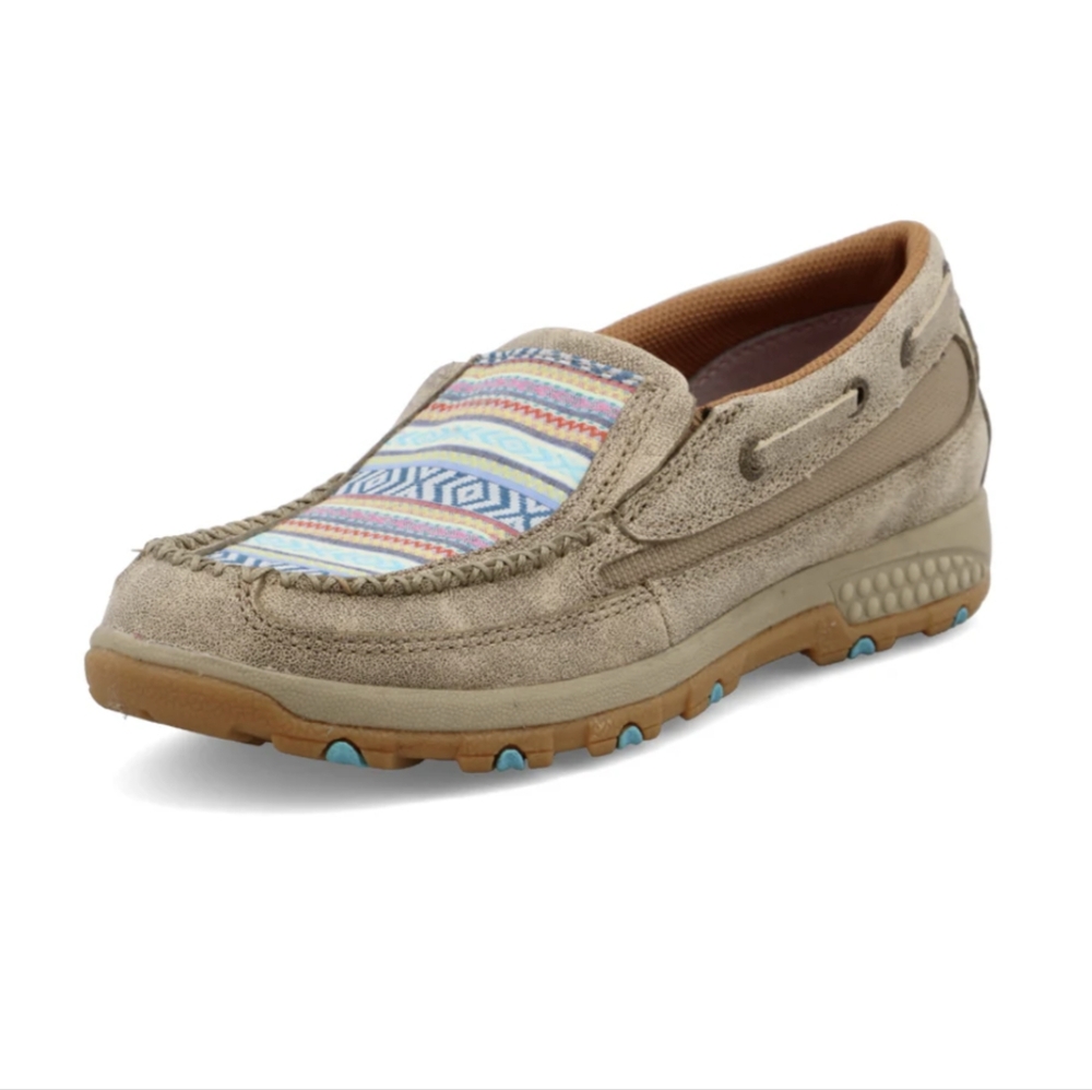 TWISTED X Boat Shoe Driving Moc with CellStretch® Sz 7